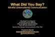 What did you say? mindful interculture communication [201608 icgse]