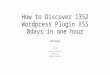 How to discover 1352 Wordpress plugin 0days in one hour (not really)