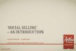 Social Selling - An Introduction