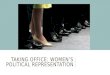 Women Taking Public Office