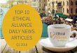Top 10 Most Read Compliance and Anti-Corruption News Articles in Q1 2016