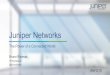 Network Field Day 10 - Juniper Networks Part 1: Juniper Networks Company Overview