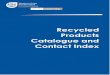 Recycled Products Catalogue and Contact Index