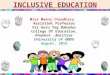 Inclusive  Education