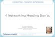 4 Networking Meeting Don’ts