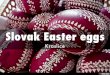 Slovak Easter eggs
