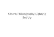 Macro photography lighting