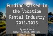Funding Raised in the Vacation Rental Industry, 2011-2015