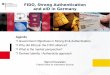 FIDO, Strong Authentication and elD in Germany