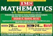 IAS IFoS Mathematics Optional REGULAR Batch / Coaching: 20th Sep. 2016(Delhi)