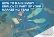 How to make every employee part of your marketing team (BrightonSEO April 2016) - Internal Communications