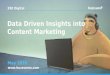 Data Driven Insights into Content Marketing