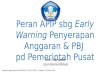 4. Peran APIP sbg Early Warning Penyerapan Anggaran & PBJ 