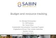 SIF theme ii budget and resource tracking