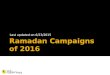 Ramadan Campaign Review 2016