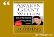 30 nuggets from Awaken the giant within by Tony Robbins