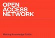 Open Access Network Charleston Conference 2015