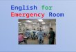 English for emergency room