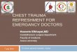 Chest trauma guidelines for ER doctors