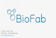 BioFab Europe 2016