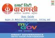 Mygov Registraion and voting user guide for Varanasi