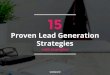 15 Proven Lead Generation Strategies with Examples