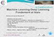 Fondement et biaism Machine Learning Deep Learning