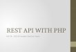 [GeekTalk#2] Tạ Hoàng Hải - Rest API with PHP