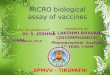 Microbiological assay of vaccines