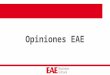 Opiniones EAE (EAE Business School)