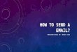 How to send email