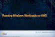 Running Microsoft Workloads in the AWS Cloud Webinar