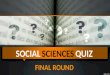 Coherence Social Sciences quiz final HCU