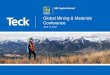 RBC Capital Markets, Global Mining & Metals Conference