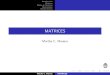 Matrices - álgebra lineal