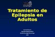 Tratamiento de Epilepsia en Adultos