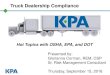 Truck Dealership Compliance Webinar September 15, 2016
