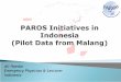 PAROS Initiatives in Indonesia (Pilot Data from Malang)