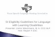 SI Eligibility Guidelines for Language with Learning Disabilities PPT 