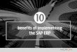 10 Benefits of Implementing SAP