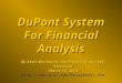 duPont System For Financial Analysis