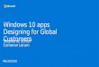 Build 2016 - P543 - Windows 10 UWP: Localize Using the Multilingual App Toolkit