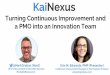 Turning Continuous Improvement and a PMO into an Innovation Team
