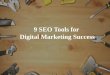 9 important tools for seo