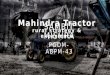 Mahindra Tractor (rural strategy & experience)
