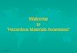 Hazardous Materials Awareness Training by