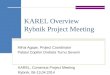 KAREL Overview - Rybnik Project Meeting