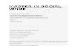 Master in social work