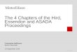 The 4 Chapters of the Hird, Essendon, ASADA & WADA Proceedings