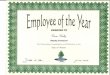 resume attach Employee of Year 2005